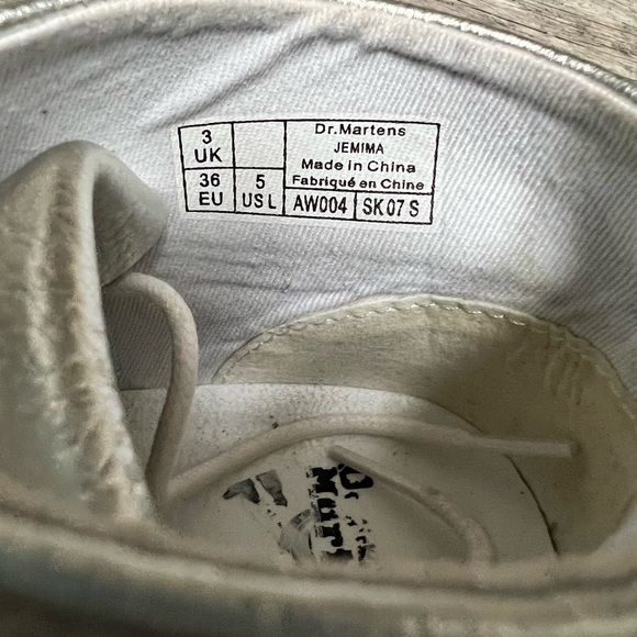 Doc Martens | RARE silver metallic platform chukka - Picture 3 of 10